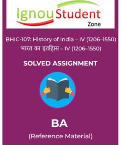 BHIC 107 Solved Assignment