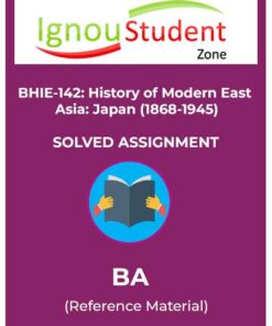 IGNOU BHIE 142 Solved Assignment