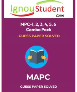 IGNOU MA Psychology First Year Solved Guess Paper PDF for MPC-001 MPC-002 MPC-003 MPC-004 MPC-005 MPC-006